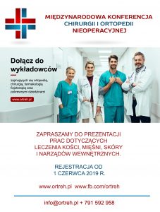 Międzynarodowa Konferencja Chirurgii i Ortopedii Plakat Doktoranci